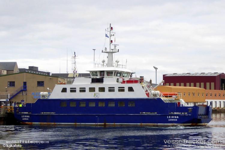 Leirna - Passenger Ro Ro Cargo Ship vessel registered in United Kingdom