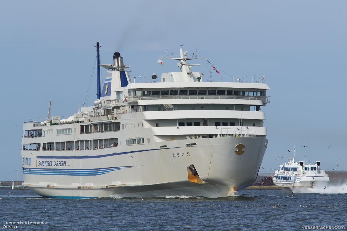Okesa-Maru - Passenger Ro Ro Cargo Ship vessel registered in Japan