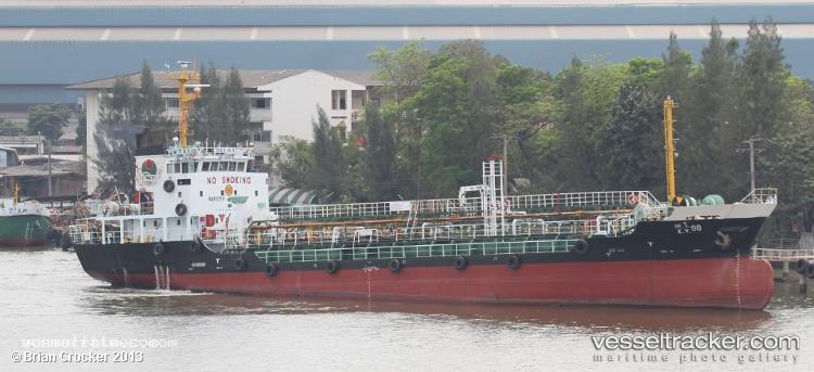 Thapanee-9 - Chemical Oil Products Tanker vessel registered in Thailand