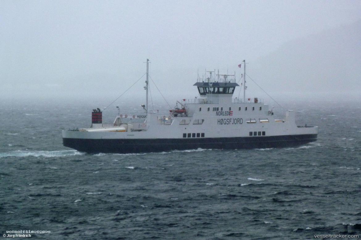 Hoegsfjord - Passenger Ro Ro Cargo Ship vessel registered in Norway
