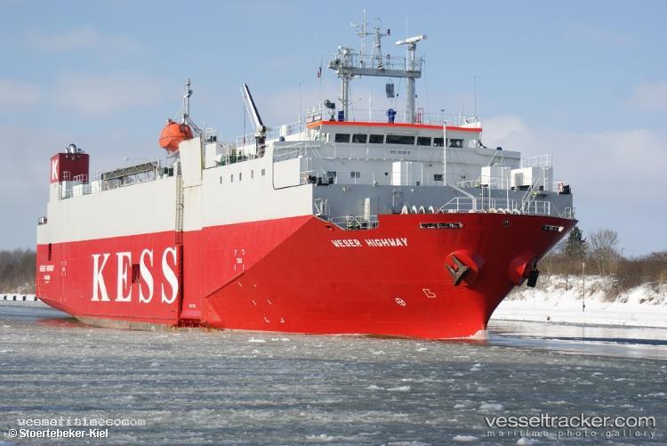 Weser-Highway - Vehicles Carrier vessel registered in Panama