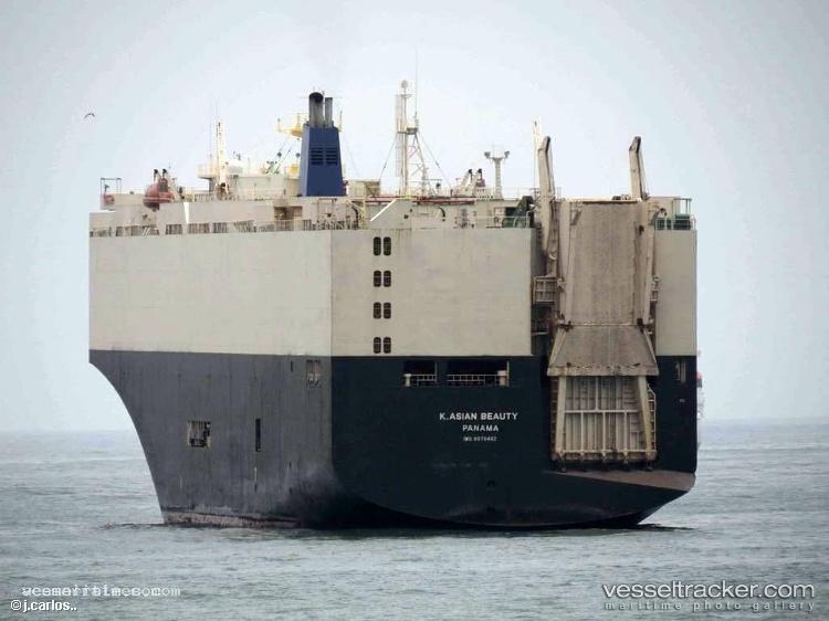 K.asian-Beauty - Vehicles Carrier vessel registered in South Korea