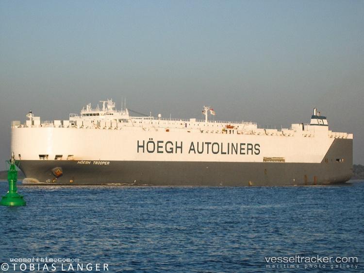 Hoegh-Trooper - Vehicles Carrier vessel registered in Norway