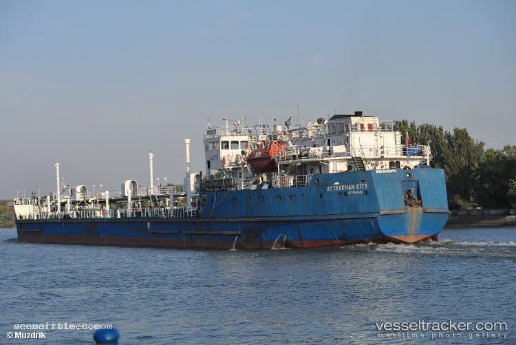 Astrakhan-City - Chemical Oil Products Tanker vessel registered in Russia