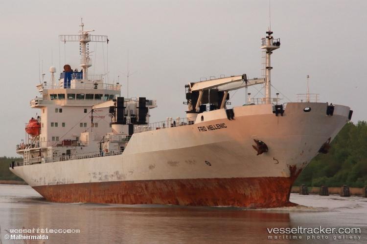 Frio-Hellenic - Refrigerated Cargo Ship vessel registered in Panama