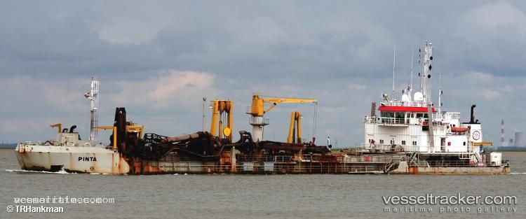 Pinta - Hopper Dredger vessel registered in Belgium