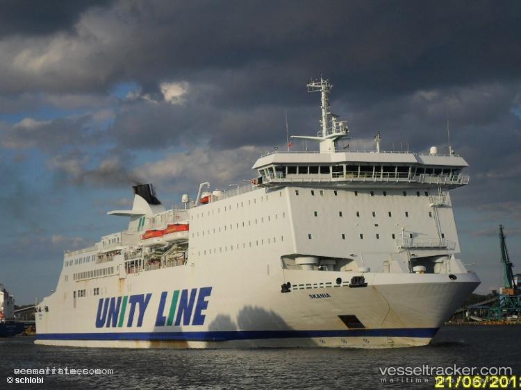 Skania - Passenger Ro Ro Cargo Ship vessel registered in Cyprus