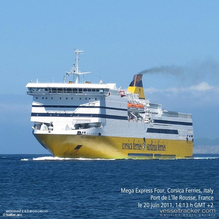 Mega-Express-Four - Passenger Ro Ro Cargo Ship vessel registered in Italy