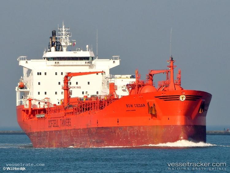 Bow-Cedar - Chemical Oil Products Tanker vessel registered in Marshall Islands