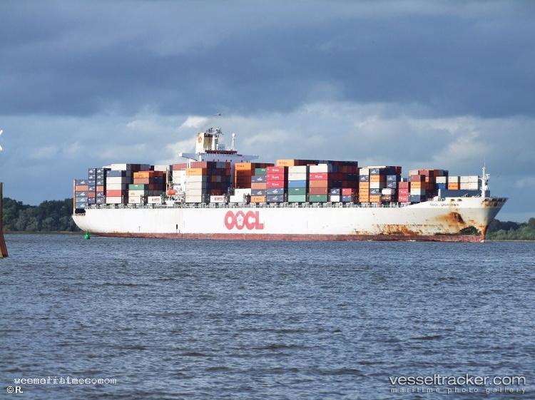 Oocl-California - Container Ship vessel registered in Hong Kong