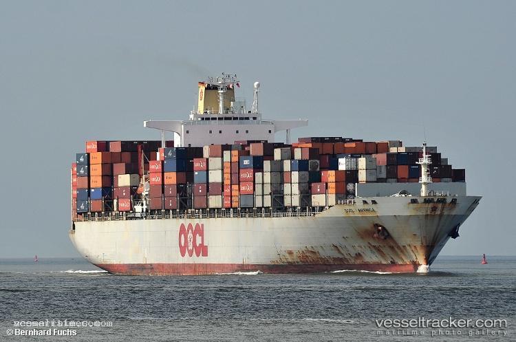Oocl-America - Container Ship vessel registered in Hong Kong
