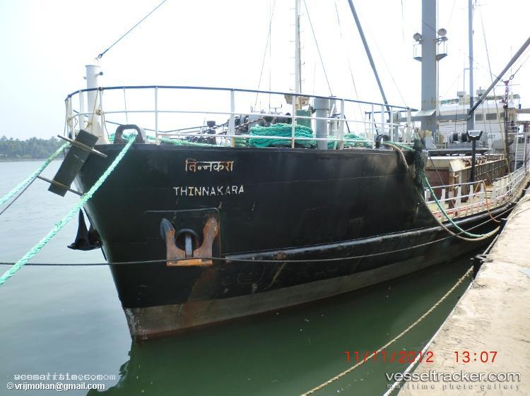 M-V-Thinnakara - General Cargo Ship vessel registered in India