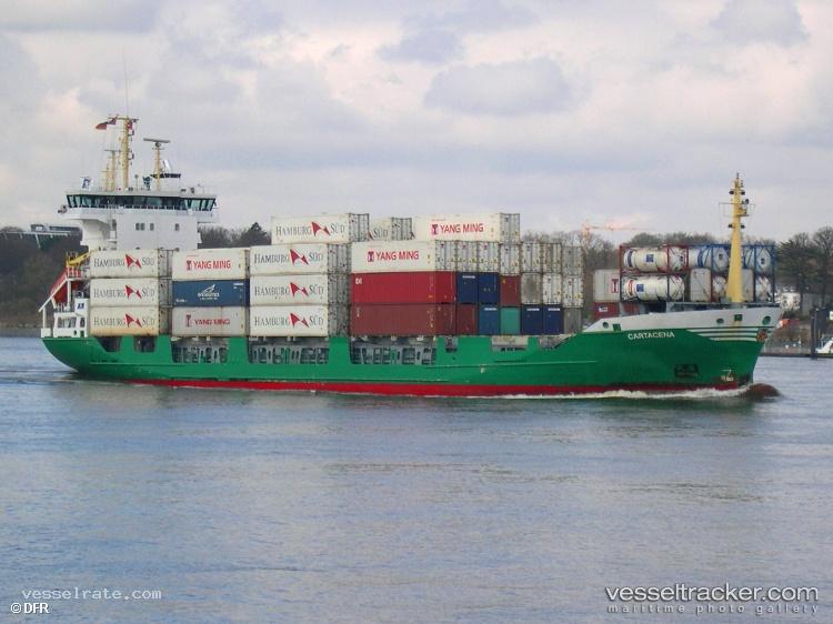 Bf-Cartagena - Container Ship vessel registered in Cyprus