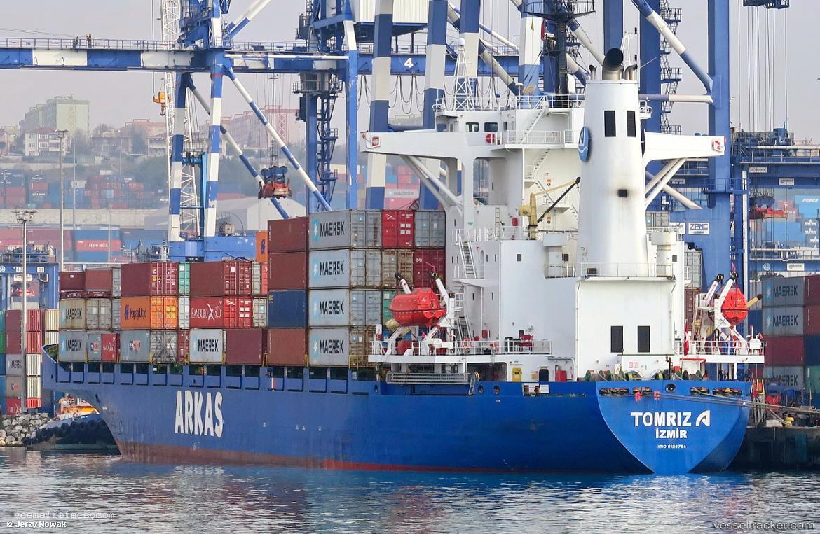 Tomriz-A - Container Ship vessel registered in Turkey