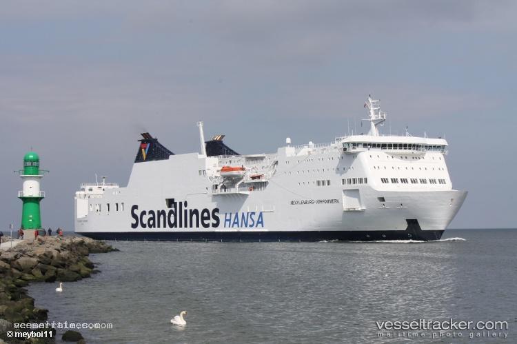 Mecklenburg-Vorpomme - Passenger Ro Ro Cargo Ship vessel registered in Sweden
