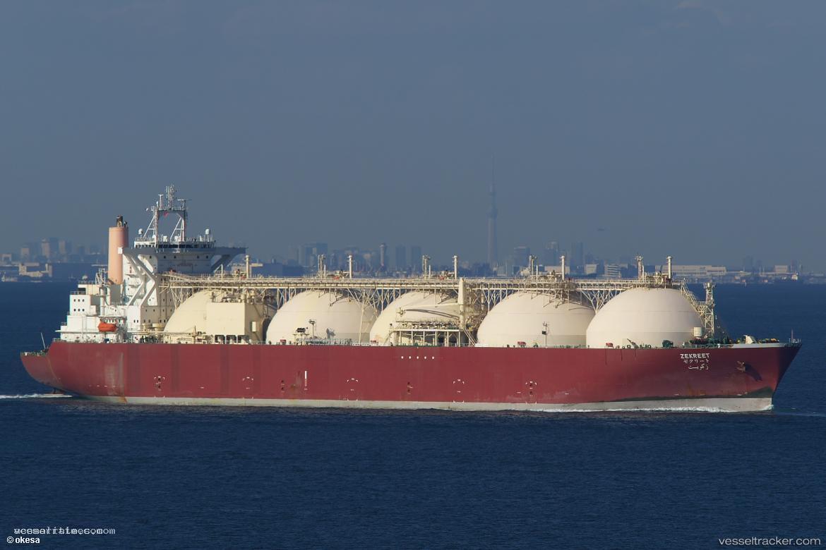 Zekreet - Lng Tanker vessel registered in Marshall Islands