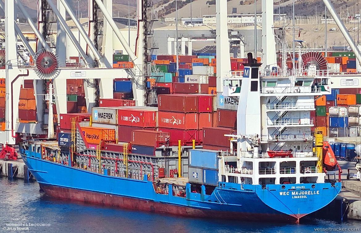 Wec-Majorelle - Container Ship vessel registered in Cyprus