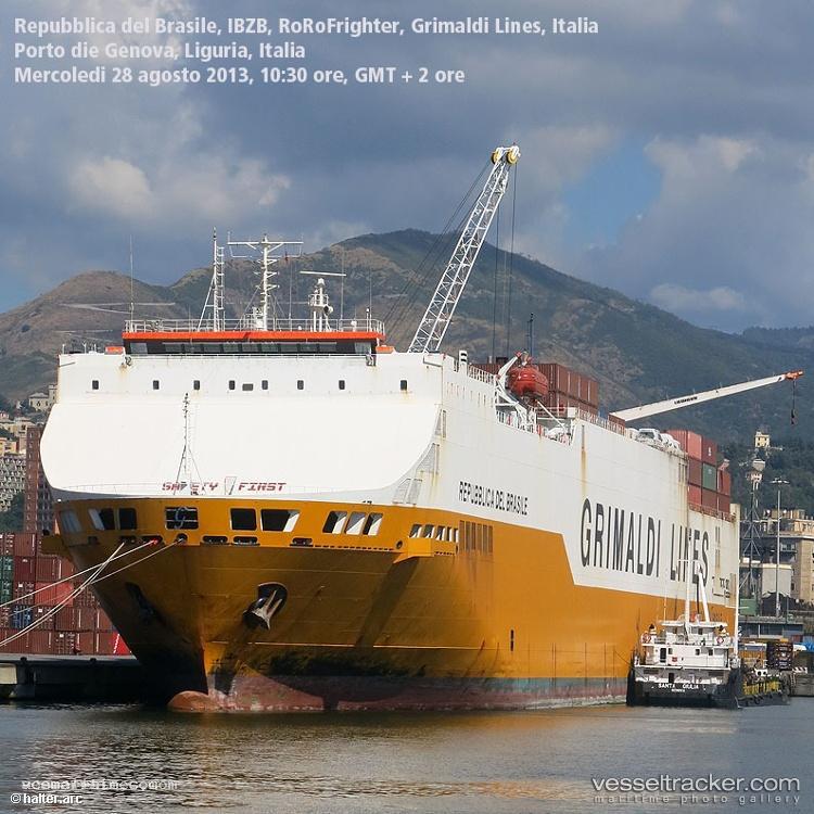Repubblicadelbrasile - Vehicles Carrier vessel registered in Italy