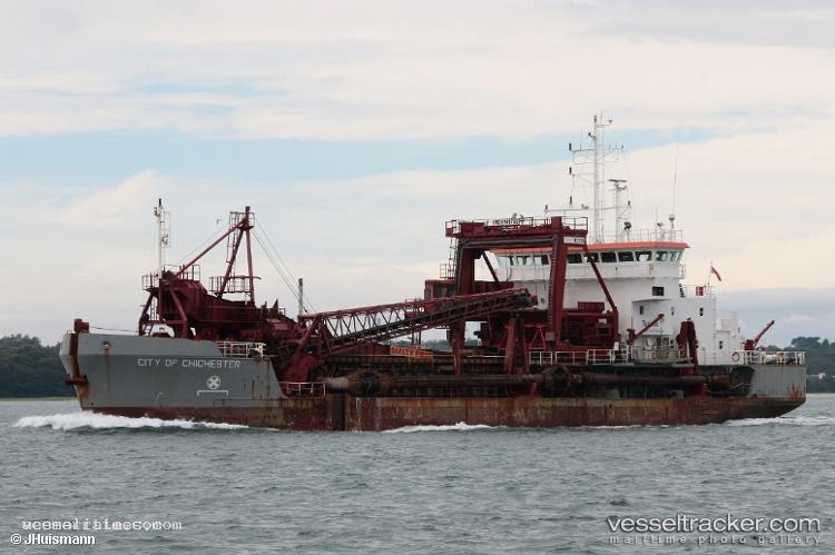 City-Of-Chichester - Hopper Dredger vessel registered in United Kingdom