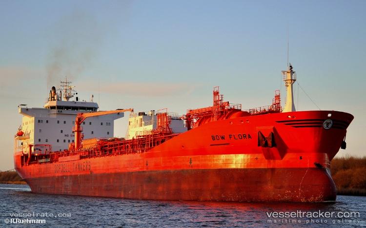 Bow-Flora - Chemical Oil Products Tanker vessel registered in Marshall Islands