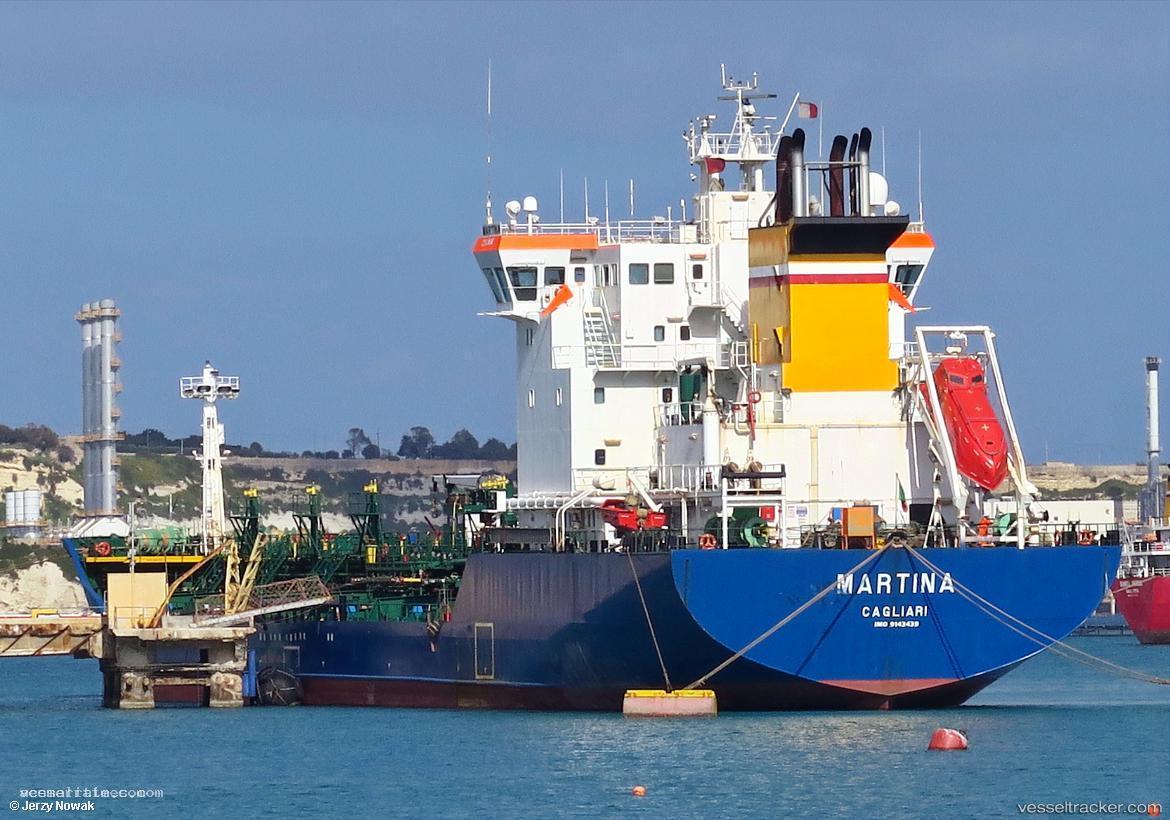 Santa-Martina - Chemical Oil Products Tanker vessel registered in Malta