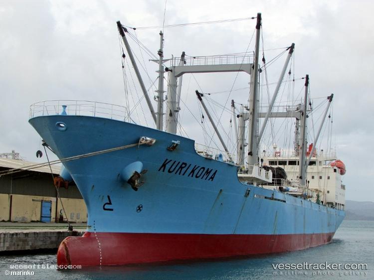 Kurikoma - Refrigerated Cargo Ship vessel registered in Japan