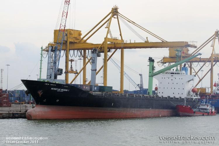 Meratus-Medan-1 - Container Ship vessel registered in Indonesia