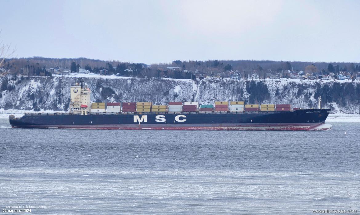Msc-Sao-Paulo-V - Container Ship vessel registered in Liberia