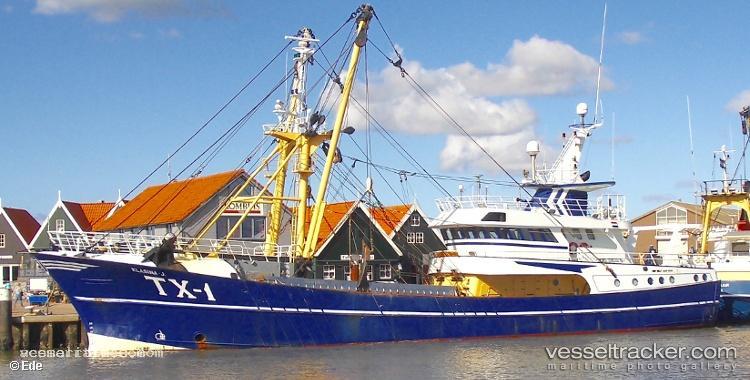 Tx1-Klasina-J - Fishing Vessel vessel registered in Netherlands