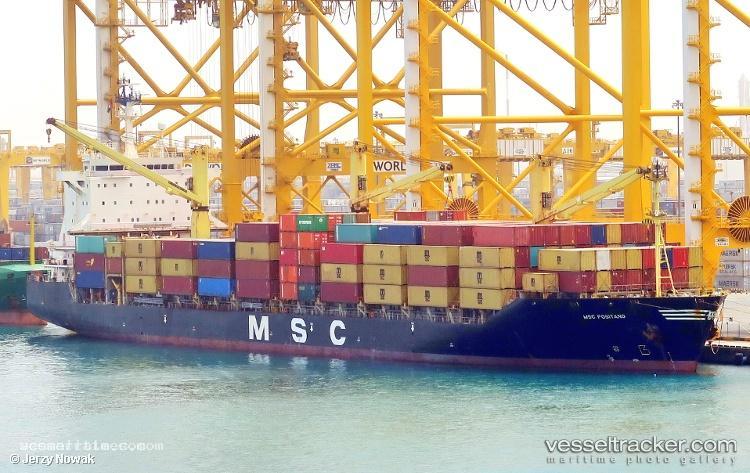 Msc-Positano - Container Ship vessel registered in Liberia
