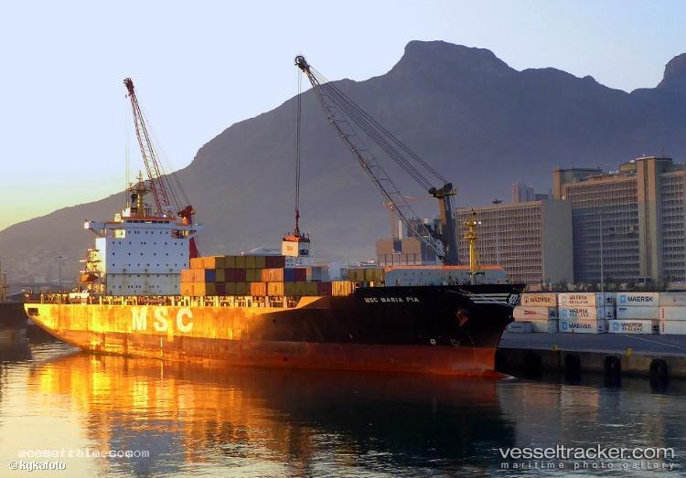 Msc-Maria-Pia - Container Ship vessel registered in Panama