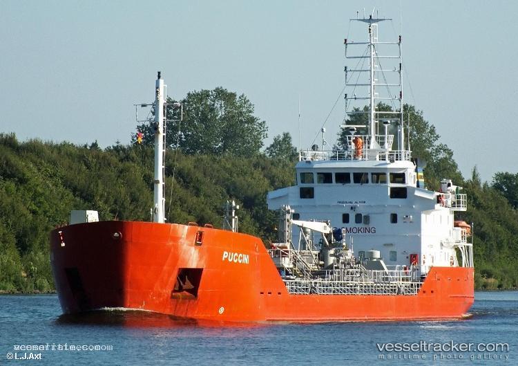 G.puccini - Chemical Oil Products Tanker vessel registered in Russia
