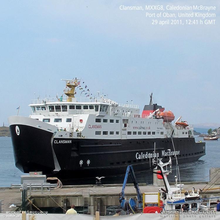 Clansman - Passenger Ro Ro Cargo Ship vessel registered in United Kingdom