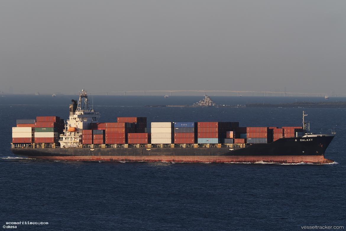 A-Galaxy - Container Ship vessel registered in Panama