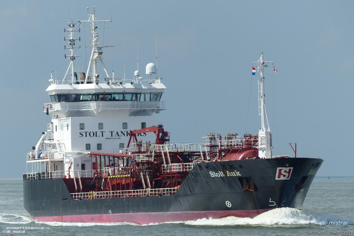 Stolt-Auk - Chemical Oil Products Tanker vessel registered in United Kingdom
