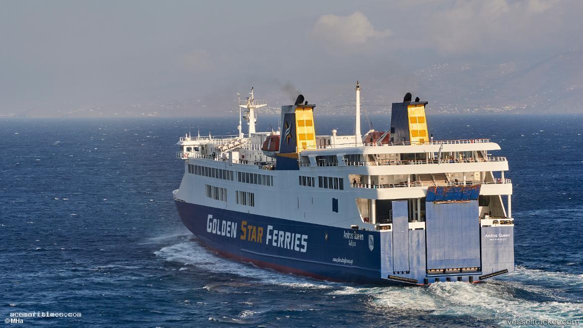 Andros-Queen - Passenger Ro Ro Cargo Ship vessel registered in Greece