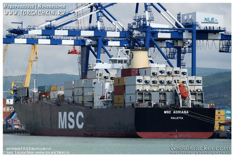 Msc-Adriana-Ii - Container Ship vessel registered in Liberia