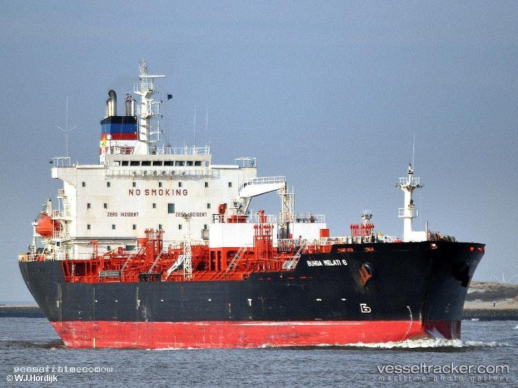 Melati-6 - Chemical Tanker vessel registered in Hong Kong