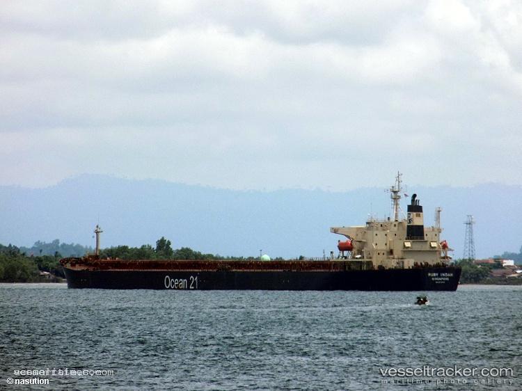 Ruby-Indah - Bulk Carrier vessel registered in Indonesia