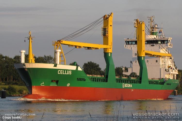 Cellus - Multi Purpose Carrier vessel registered in Germany