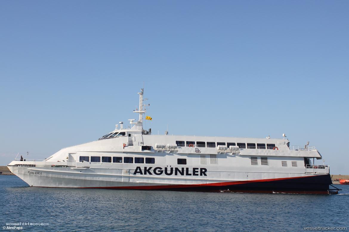 Flying-Anka - Passenger Ro Ro Cargo Ship vessel registered in Turkey