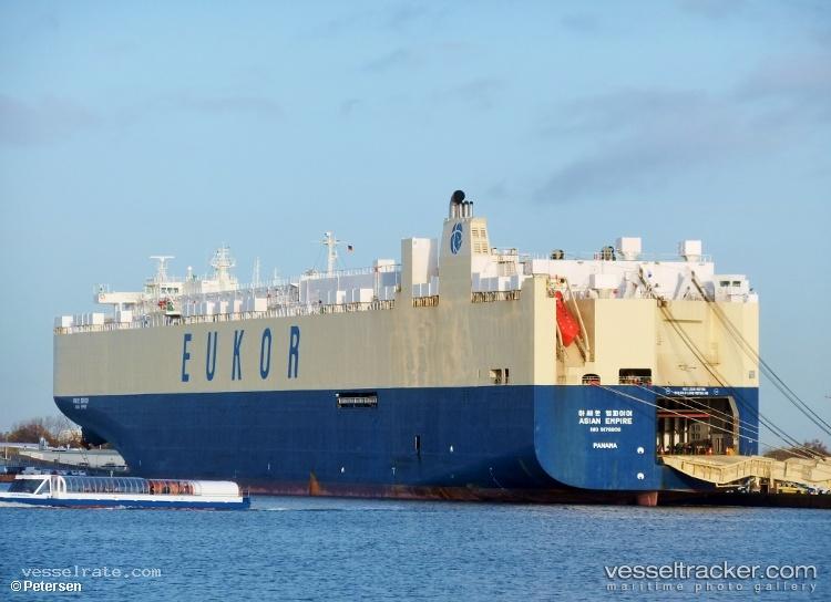 Asian-Empire - Vehicles Carrier vessel registered in South Korea