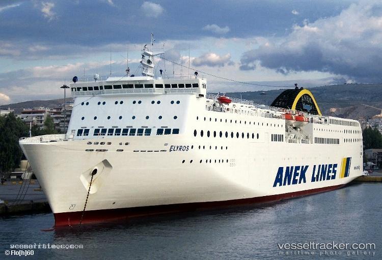 Elyros - Passenger Ro Ro Cargo Ship vessel registered in Greece