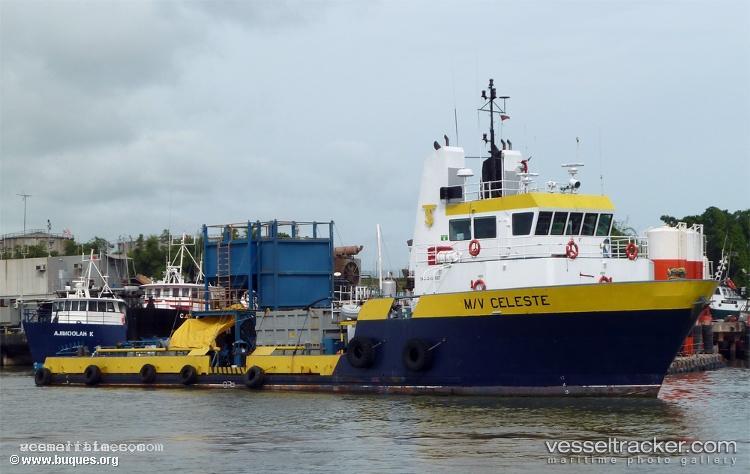 Celeste - Offshore Tug Supply Ship vessel registered in Trinidad and Tobago