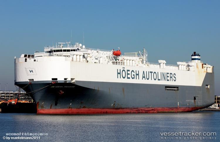 Treasure - Vehicles Carrier vessel registered in Liberia