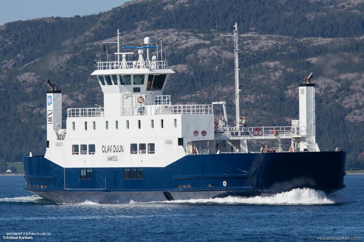 Olav-Duun - Passenger Ro Ro Cargo Ship vessel registered in Norway