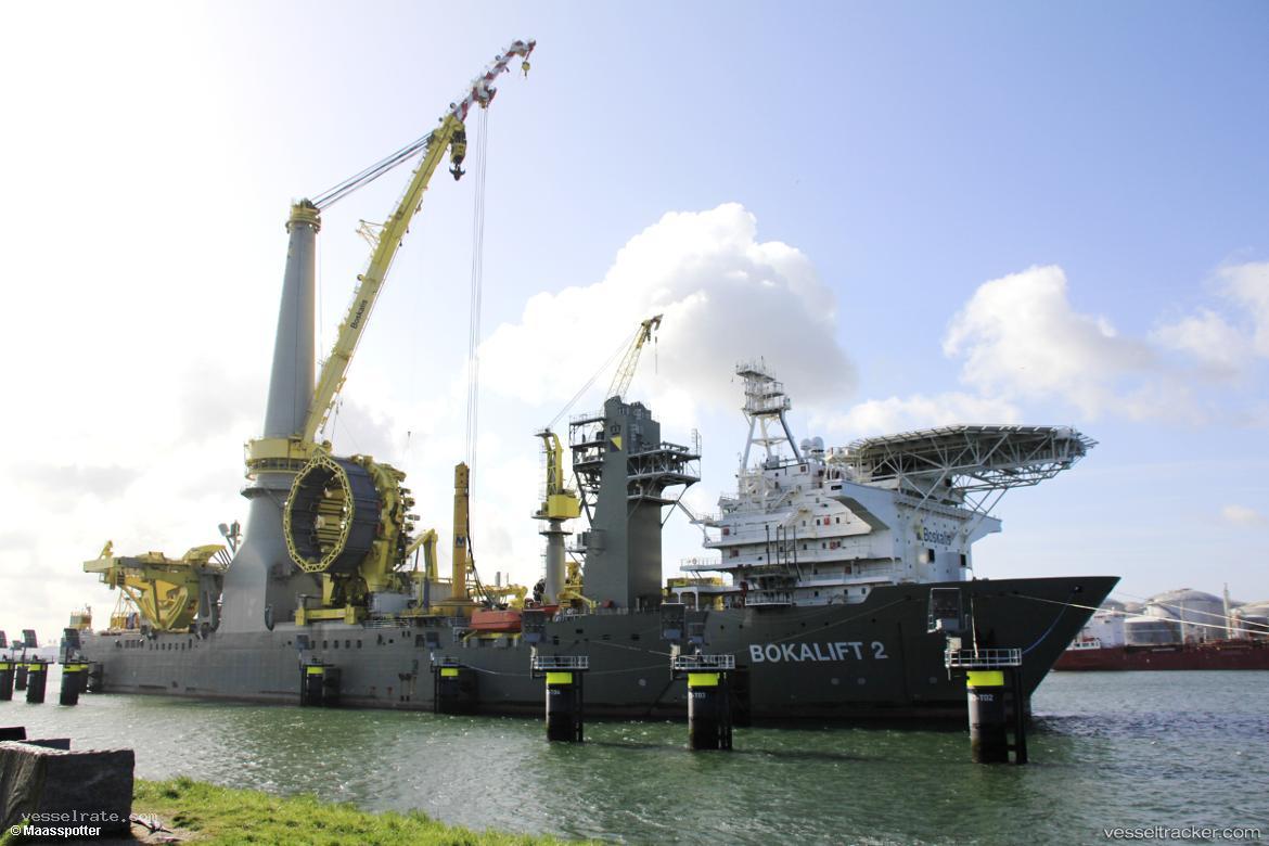 Bokalift-2 - Crane Ship vessel registered in Cyprus