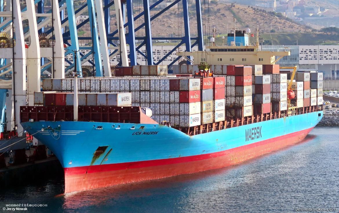 Lica-Maersk - Container Ship vessel registered in Hong Kong