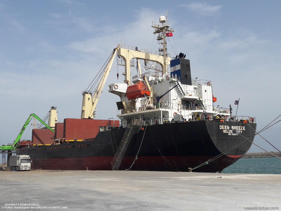 Deeb-Breeze - General Cargo Ship vessel registered in Belize