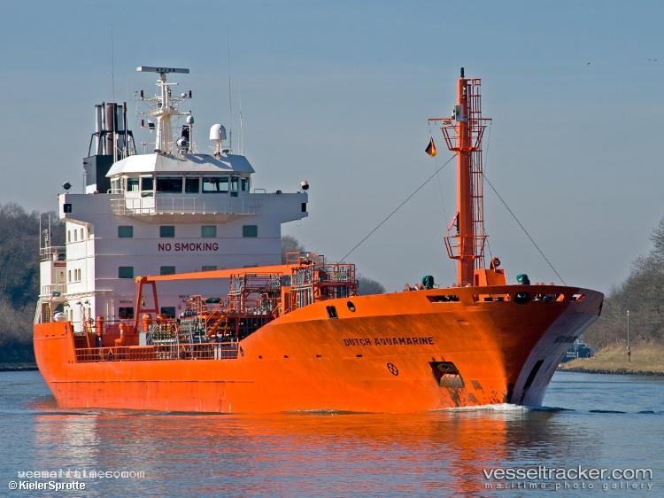 Dutch-Aquamarine - Chemical Oil Products Tanker vessel registered in Netherlands